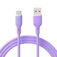 shumee Kabel USB tipa C/USB A 1m AK-USB-65 silikonski vijoličen