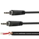 Avdio kabel Jack 3,5 mm stereo/Jack 3,5 mm stereo 3 m Roxtone SACC240L3