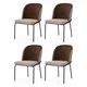 Hanah Home Set trpezarijskih stolica Dore 193 V4, 4 komada, Krem