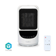 Nedis HTFA22WTW - Ventilator z grelnikom 1000/1500W/230V Wi-Fi Tuya + Daljinski upravljalnik