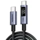 Ugreen USB-C na USB-C PD 3.0 polnilni kabel 100W, 1M