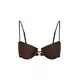 LSCN by LASCANA Bikini zgornji del temno rjava