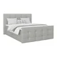 Boxspring Krevet Josie C 160/200 cm , srebrna