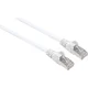 Intellinet Intellinet 741903 RJ45 omrežni kabel\, Patch kabel CAT 6a (neobdelani kabel CAT7) S/FTP 0.25 m bela brez halogena 1 kos, (20421239)