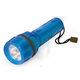 RX4051#03427 svetilka profesionalna 3LED 2 D cell battery prosojna modra