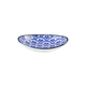 MADAME COCO Reve Bleu Tanjir za serviranje, 15.2x10x2.7cm, Plavo-beli