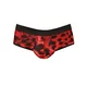 Muške gaće Savage Jock Bikini, Crveno-crne