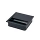 Rozetna za kablove 1626 85x85 H=20, Black ( 608-010 )