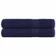 Vidaxl Savna brisače FROGN 2 kosa temno modre 80x200 cm 360 g/m2