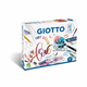 slomart komplet za risanje giotto art lab fancy lettering 45 kosi pisana