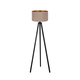 Brilagi - Stojeća lampa VELVET 1xE27/60W/230V wenge/bež