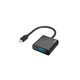 HAMA Adapter mini displayport (muški) na VGA (ženski) 200333 crna