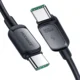 slomart kabel usb c - usb c 100w 1,2 m joyroom s-cc100a14 - črn