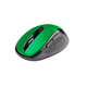 C-TECH miška WLM-02, črno-zelena, brezžična, 1600DPI, 6 gumbov, USB nano sprejemnik