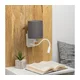 Brilagi - LED zidna lampa NUBILA 1xE27/25W/230V + LED/3W bela/antracit