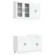 Kuhinjska jedinica PORTO 4 pcs Bijela Konstruirano drvo