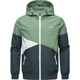 Ragwear Funkcionalna jakna Renad temno siva/zelena/bela