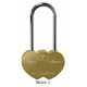 Ljubezenska ključavnica z gravuro dvojno srce - zlata (različni motivi)