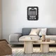 Wallity Zidna dekoracija Berlin Stamp, Crna