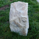 Taidekivi Baštenski kamen, Mediteran, Beli H50, cm O35 cm