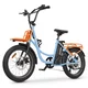 Hidoes Električno mestno kolo Hidoes C6 - 250 W 36 V 13 AH - E-kolo Fat Tire - modro, (21960376)