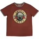 Guns N Roses Classic Logo (Ringer) Red L Majica