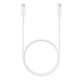 Originalni USB-C u USB-C kabel Samsung EP-DA705BW - 1m - bijela (bulk)