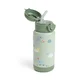 done by deer® termo steklenička s slamico playground green