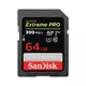 SanDisk SD card Extreme Pro UHS-II 300mb-s SDSDXPK-64G Crni