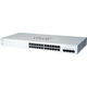 Cisco stikalo CBS220-24T-4G (24xGbE, 4xSFP, brez ventilatorja) - REFRESH
