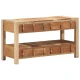 vidaXL vidaXL TV omarica 83x33x46 cm iz trdnega lesa, (22094398)