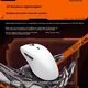 ThundeRobot Bežični gaming miš, 2.4GHz, Bluetooth, USB, Beli
