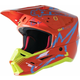 Alpinestars S-M5 Action Helmet Orange Fluorescent/Cyan/Yellow Fluorescent/Glossy L Čelada