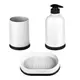 FIVE KUPATILSKI SET ENTREE DE GAMME 7,5X7,5X16CM PP BELA