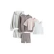The Set Komplet kremna/rjava/roza