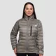 GymBeam Women‘s Puffer Jacket Vetiver/Black