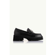 NAKA Ženske mokasine Classy Comfort crne
