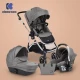 KikkaBoo kolica Thea 3in1 set sa autosedištem i tvrdom korpom light grey (KKB21111)