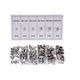 Kovične matice aluminijaste M3-M10 komplet 150 kos 67438