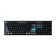 Keychron Keychron B36 Brezžična Tipkovnica Membrana, Fully Assembled, 2.4GHz/BT, Mehanizem škarij, Deep Black/B36-K9, (5000129560)