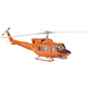 Sastavljeni model helikoptera Revell - Bell AB 212 / UH-1N (04654)