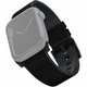 UNIQ strap Straden Apple Watch Series 4/5/6/7/SE 42/44/45mm. Leather Hybrid Strap black (UNIQ-45MM-STRABLK)