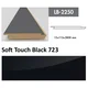 Profil Zidni MDF LB-2250 Soft Touch Black (723) 2800x115x12mm ( 026-034 )