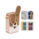 Astra Dvonadstropna torba za pisala z opremo AstraBAG Fluffy Puppy, AC21, 503026024