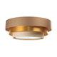 Plafonska lampa TRINITI 2xE27/60W/230V braon/zlatna/bež