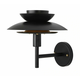 Rea Light Alexandra HN5332-B/G Zidna lampa, E27, 25W, O33.5cm, Crna