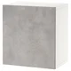 BESTA Spojene police s vratima, bela/Kallviken svetlosiva, 60x42x64 cm