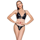 Black Level Vinyl Bra and String 2820161 Black XL