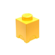 LEGO škatla za shranjevanje (12x12x18cm), rumena
