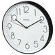 HAMA Zidni sat "Elegance", promjer 30 cm, tihi, crno-bijeli